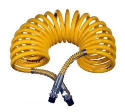 Flexible d'air jaune polyuréthane 22 spirales